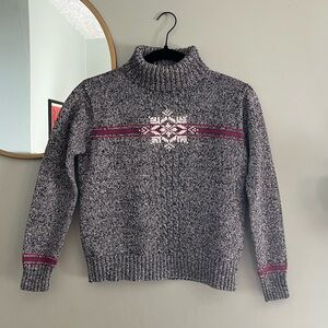 VTG Liz Claiborne snowflake sweater/Size S